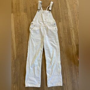 Everlane White Overalls